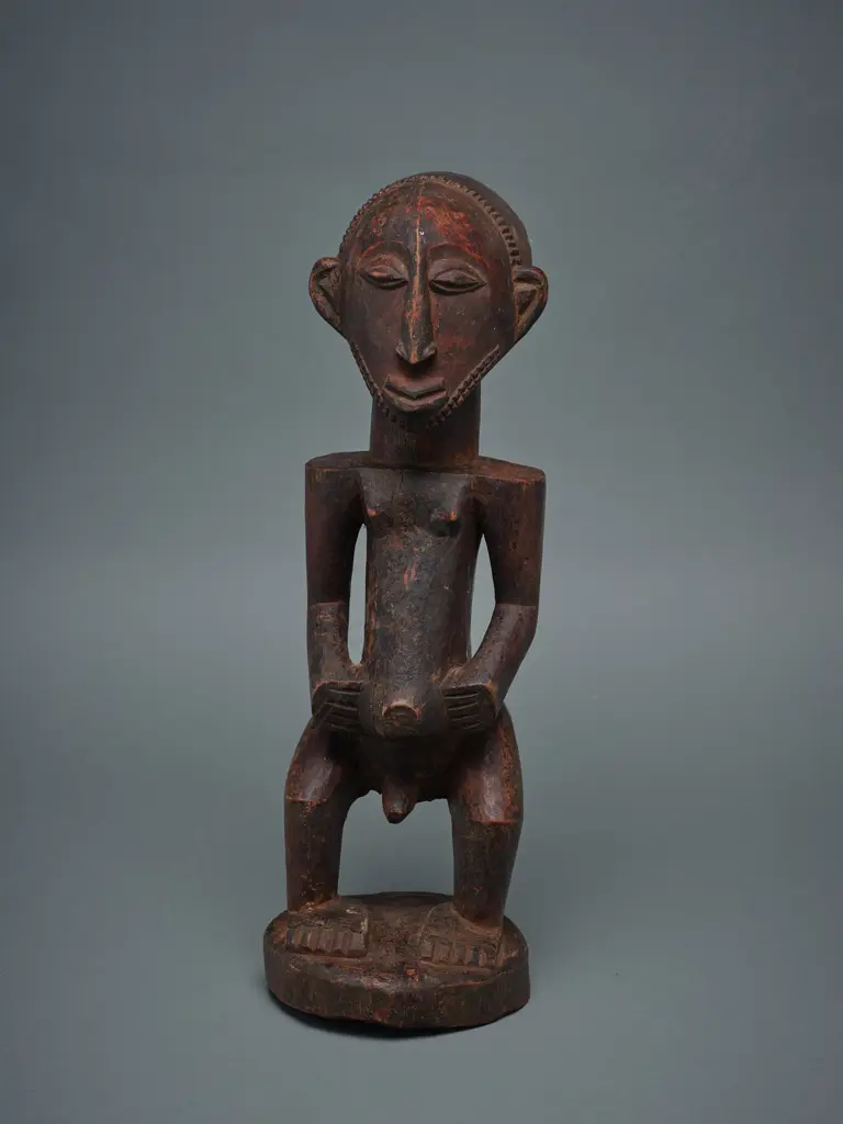 Wooden male ancestor (singiti) figure - Hemba, Congo, Image 1++
